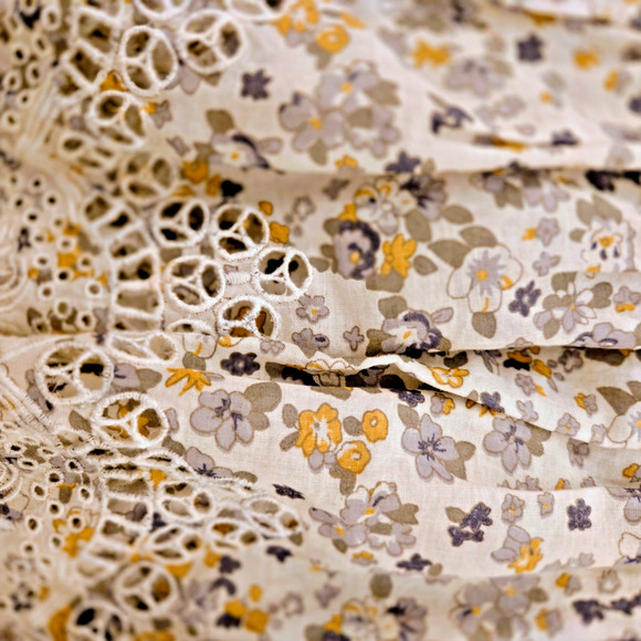 Free people sage floral tank top S Boho Camisole Adjustable straps - Picture 4 of 16